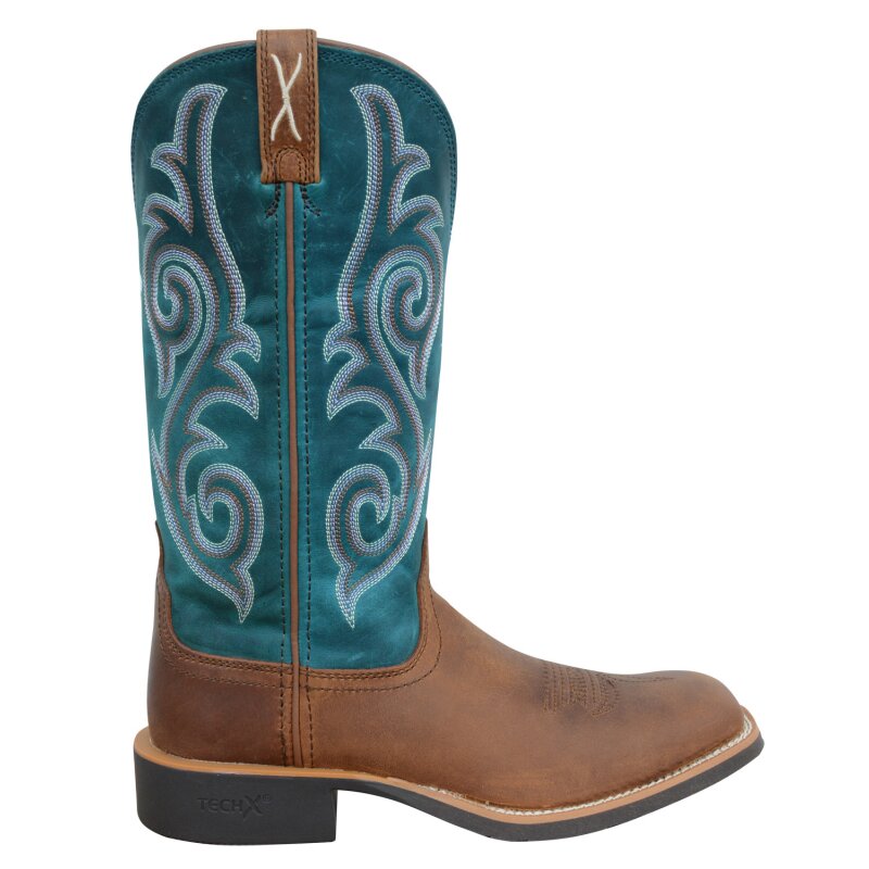 Stivali Western Tech X da donna Twisted X - Blu tempesta
